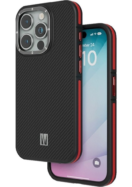 Carbon Darbeye Dayanıklı Kenarlar Yükseltilmiş Çerçeve Kılıf iPhone 15