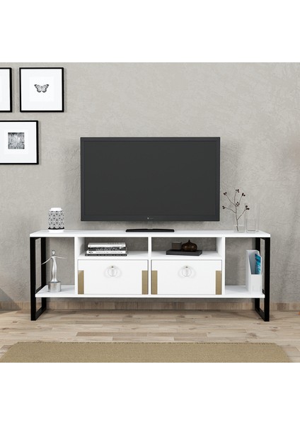 SVR Design Svr Tv Ünitesi Beyaz- Silver