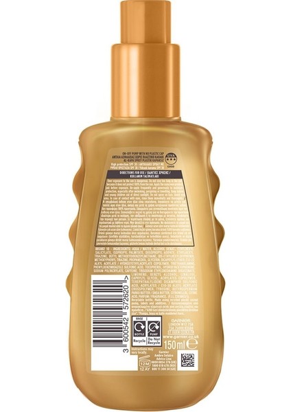 Ambre Solaire İdeal Bronzluk Güneş Koruyucu Sprey SPF30 150ML