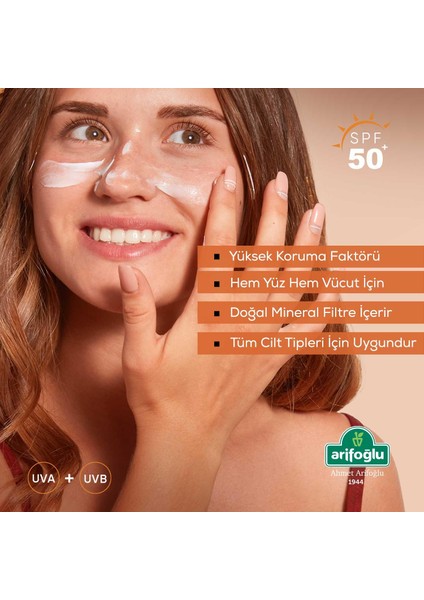 Organik Sunscreen Spf 50 Güneş Kremi 150 ml