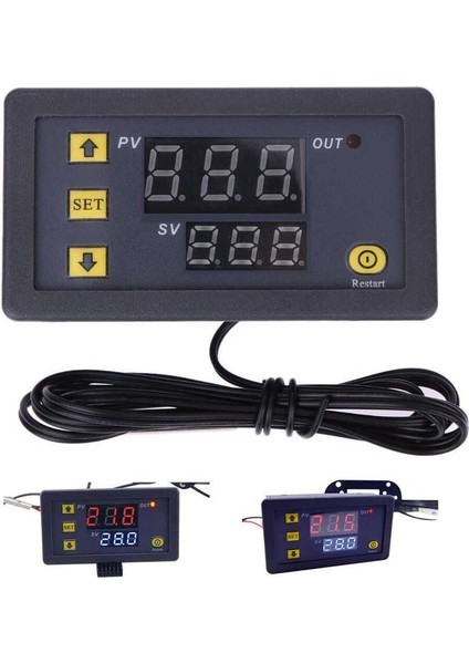 W3230 Dijital Sıcaklık Kontrol Cihazı - 110-220V