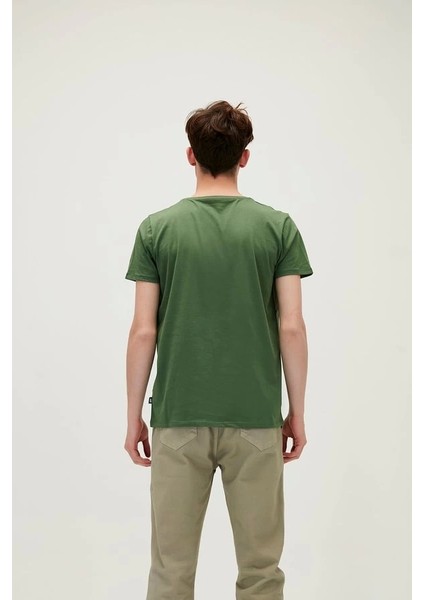 Fancy Forest Yeşil Erkek Tişört indirimleri