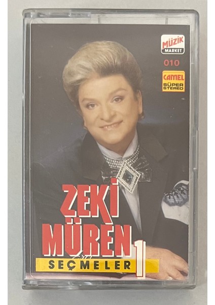 Zeki Müren Seçmeler 1 Kaset (Orjnal Dönem Baskı Kaset)