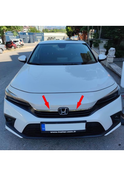 Honda Civic Krom Ön Panjur 2 Parça 2021 ve Sonrası