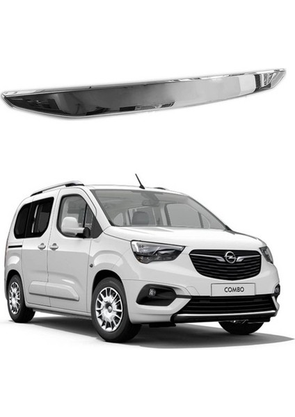 Opel Combo E Krom Bagaj Alt Çıta 2019 ve Sonrası