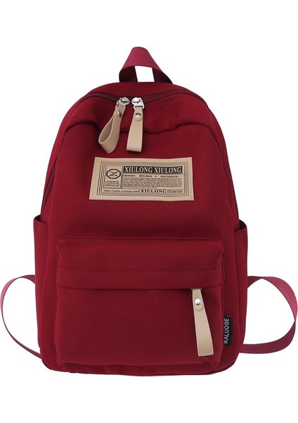 Kadın Orta Okul ve Lise Öğrencileri Için Sırt Çantası Okul Çantası Kadın Büyük Kapasiteli Moda Seyahat Sırt Çantası (Yurt Dışından)