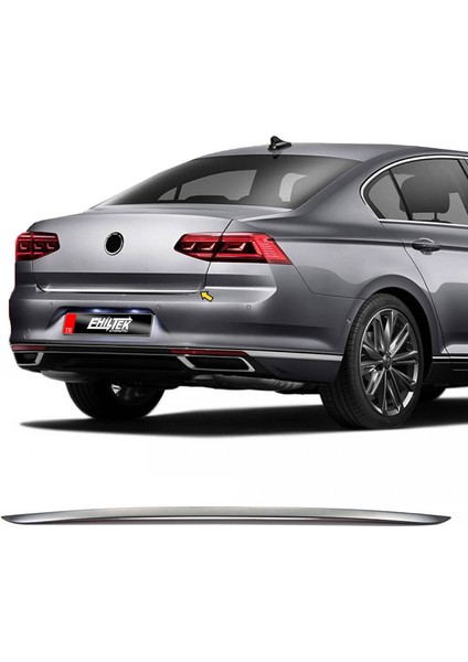 Volkswagen Passat B8 Krom Bagaj Alt Çıtası 2015-2019