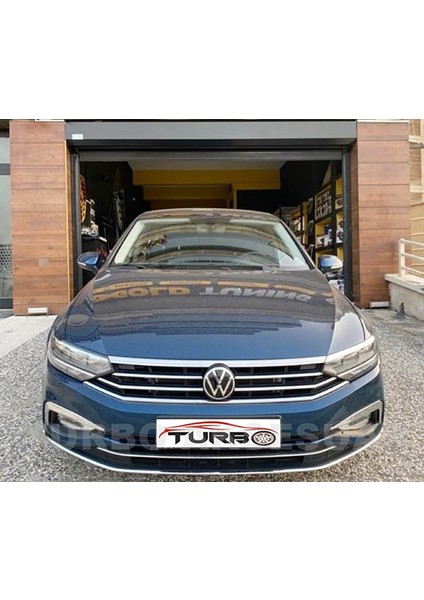 Volkswagen Passat B8.5 Krom Ön Tampon Alt Çıtası 3 Parça 2019 ve Sonrası