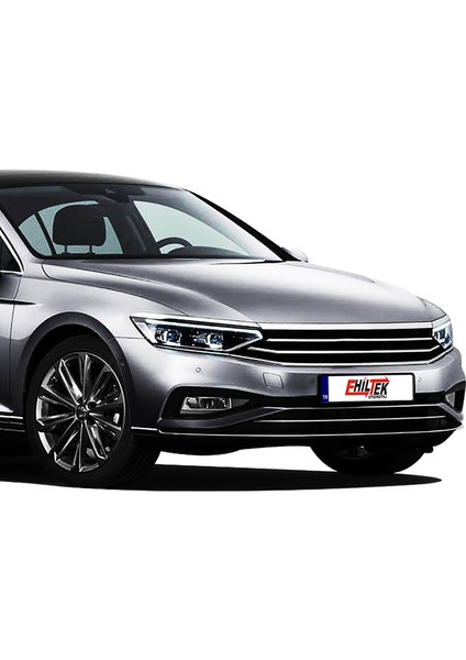 Volkswagen Passat B8.5 Krom Ön Tampon Alt Çıtası 3 Parça 2019 ve Sonrası