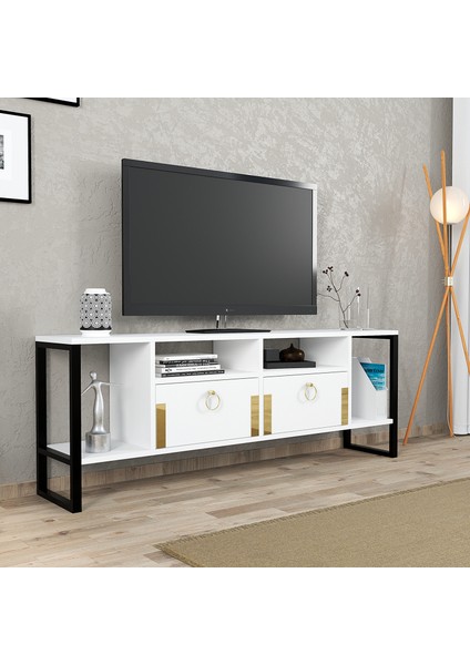 SVR Design Svr Tv Ünitesi Beyaz-Gold