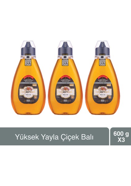 Çıtkapak Yüksek Yayla Çiçek Balı (Özel Seçim) 600 gr x 3 Adet