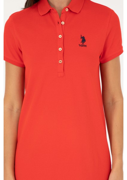 U.S. Polo Assn. Kadın Kırmızı Elbise (Örme) 50280038-VR030