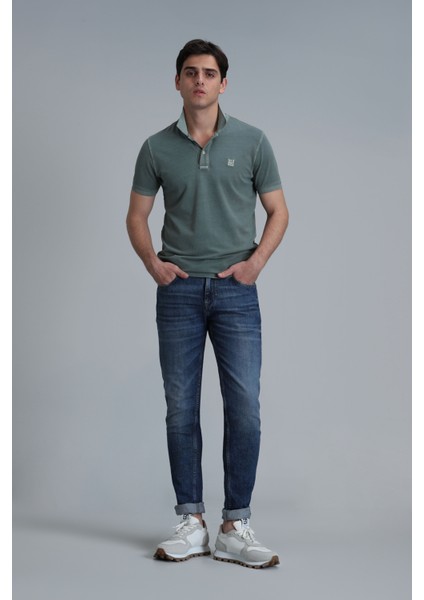 Plus Smart Jean Erkek Pantolon Slim Fit Mavi