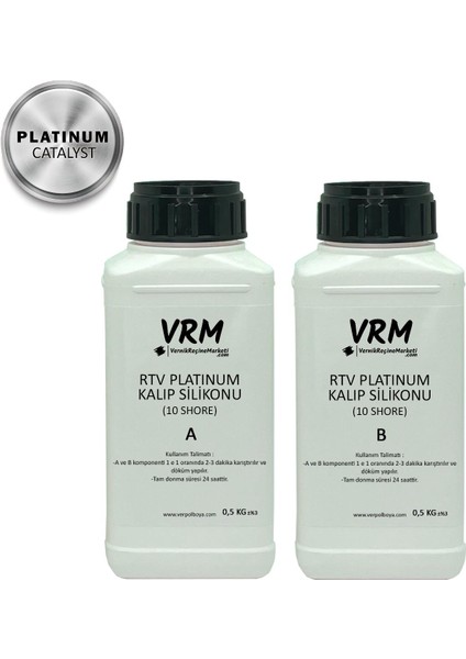 Rtv-2 Platinum Kalıp Silikonu (10 Shore) 1 kg