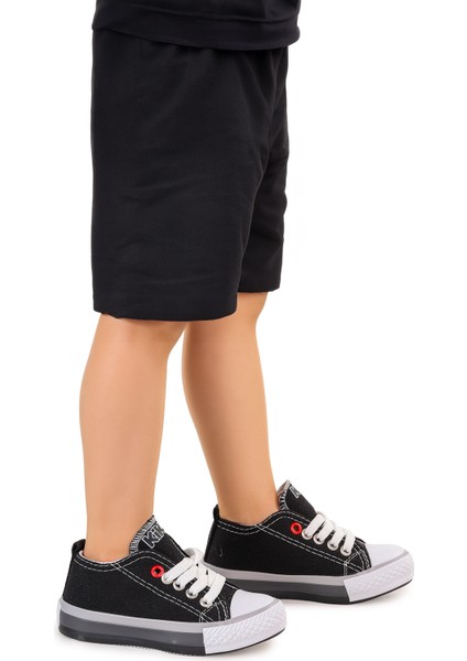 Tinna Bağcıklı Erkek Bebek Keten Spor Ayakkabı