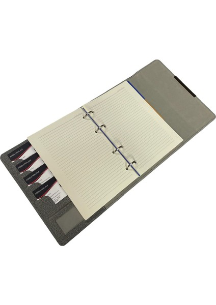 Manyetik Kilitli Organizer Termo Deri Mekanizmalı Tarihsiz Defter