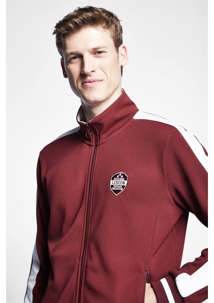 Bordo Erkek Fermuarlı Sweatshirt 22N-1117 22NTES001117 modelleri