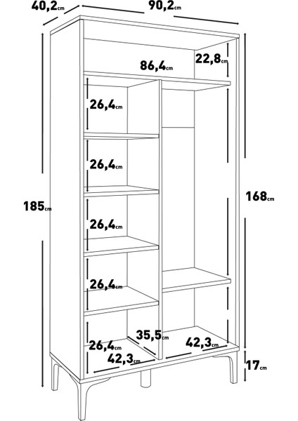 Massimo Wood PORTMANTO(MDF)