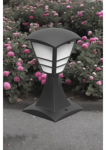 10 Watt Beyaz Işık LED Ampul Dahil, 32 cm Dekoratif Bahçe Armatürü, Bahçe Duvar Apliği, Şık Armatür modelleri