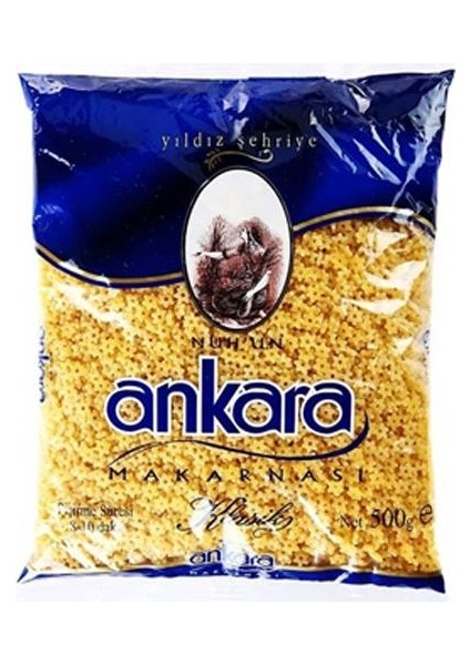 Ankara Makarna Yıldız Şehriye 500 gr x 20 Adet