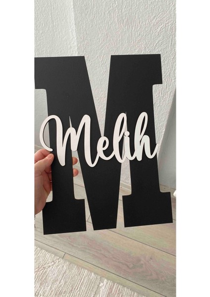 Çocuk ve Bebek Odası Harf Kapı ve Duvar Süsü Pano Isimlik