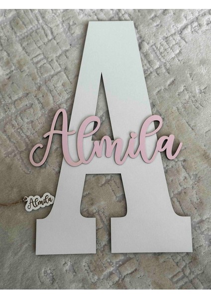 Çocuk ve Bebek Odası Harf Kapı ve Duvar Süsü Pano Isimlik