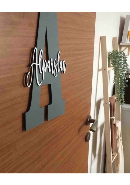 Çocuk ve Bebek Odası Harf Kapı ve Duvar Süsü Pano Isimlik