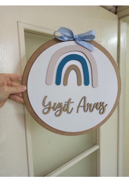 Çocuk ve Bebek Odası Harf Kapı ve Duvar Süsü Pano Isimlik