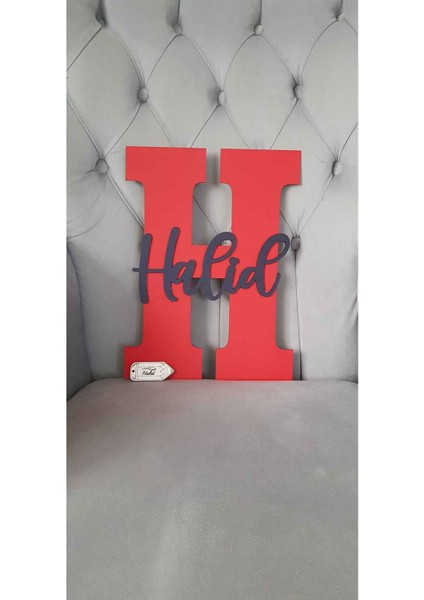 Çocuk ve Bebek Odası Harf Kapı ve Duvar Süsü Pano Isimlik