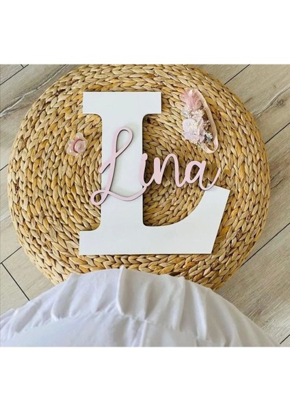 Çocuk ve Bebek Odası Harf Kapı ve Duvar Süsü Pano Isimlik