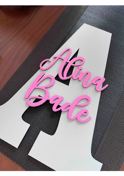 Çocuk ve Bebek Odası Harf Kapı ve Duvar Süsü Pano Isimlik