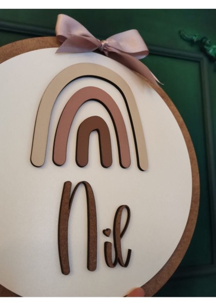 Çocuk ve Bebek Odası Harf Kapı ve Duvar Süsü Pano Isimlik