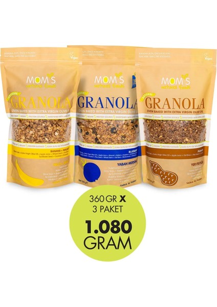 3'lü Granola Muz360G / Y.Mer360G / YerF360G