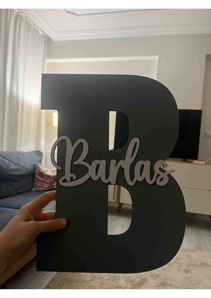 Çocuk ve Bebek Odası Harf Kapı ve Duvar Süsü Pano Isimlik