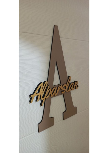 Çocuk ve Bebek Odası Harf Kapı ve Duvar Süsü Pano Isimlik