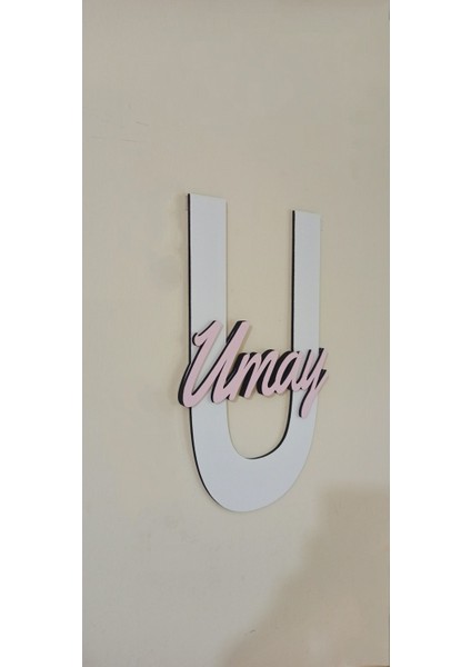 Çocuk ve Bebek Odası Harf Kapı ve Duvar Süsü Pano Isimlik