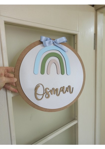 Çocuk ve Bebek Odası Harf Kapı ve Duvar Süsü Pano Isimlik