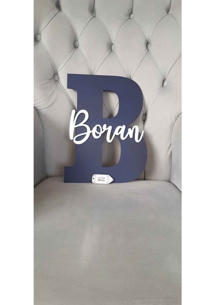 Çocuk ve Bebek Odası Harf Kapı ve Duvar Süsü Pano Isimlik