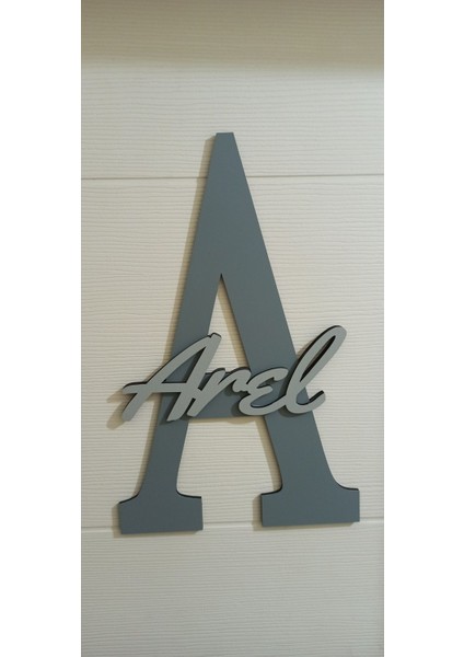 Çocuk ve Bebek Odası Harf Kapı ve Duvar Süsü Pano Isimlik