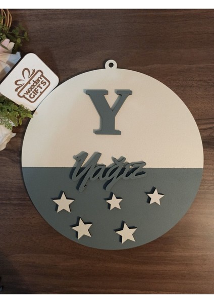 Çocuk ve Bebek Odası Harf Kapı ve Duvar Süsü Pano Isimlik