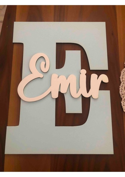 Çocuk ve Bebek Odası Harf Kapı ve Duvar Süsü Pano Isimlik