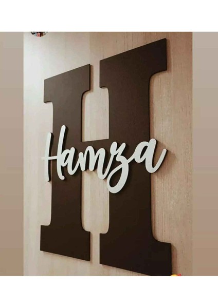 Çocuk ve Bebek Odası Harf Kapı ve Duvar Süsü Pano Isimlik