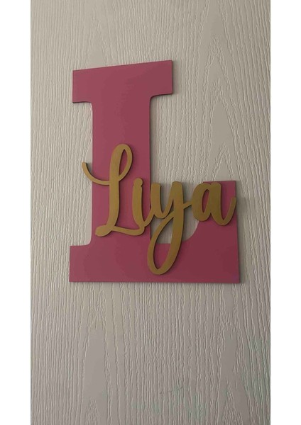 Çocuk ve Bebek Odası Harf Kapı ve Duvar Süsü Pano Isimlik