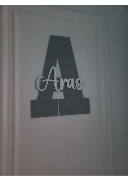 Çocuk ve Bebek Odası Harf Kapı ve Duvar Süsü Pano Isimlik