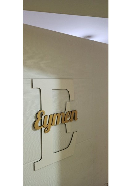 Çocuk ve Bebek Odası Harf Kapı ve Duvar Süsü Pano Isimlik