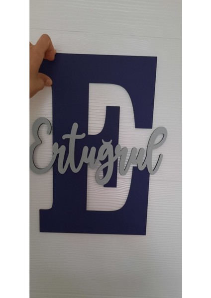 Çocuk ve Bebek Odası Harf Kapı ve Duvar Süsü Pano Isimlik