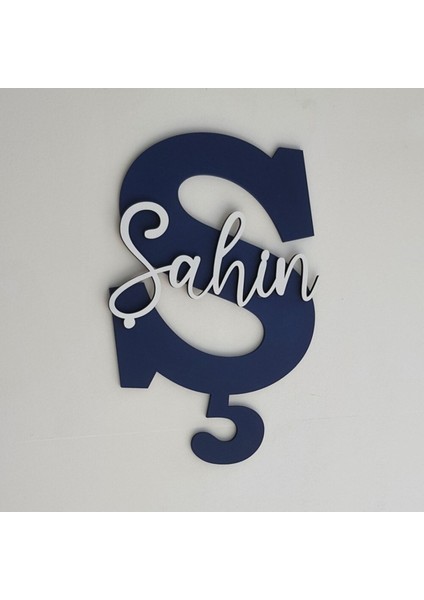 Çocuk ve Bebek Odası Harf Kapı ve Duvar Süsü Pano Isimlik