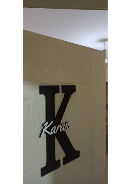 Çocuk ve Bebek Odası Harf Kapı ve Duvar Süsü Pano Isimlik