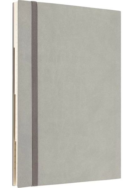 Tavoite A5 Tarihsiz Planlayıcı Defter 14 x 21 cm 256 Yaprak Gri