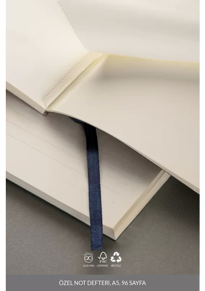 Viilea A5 Premium Pvc A5 Kaydırıcı Çanta pvc A6 Yapıştırıcı Cep Defter 14 x 21 cm 96 Sayfa Kahverengi